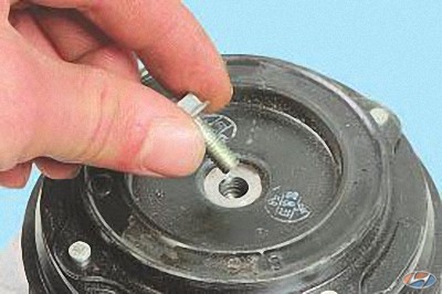 Шкив компрессора кондиционера солярис