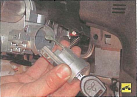 Замена контактной группы и механической части выключателя (замка) зажигания