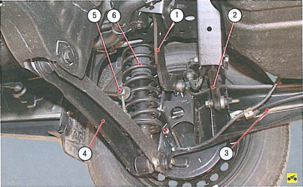 Проверка технического состояния деталей задней подвески на автомобиле